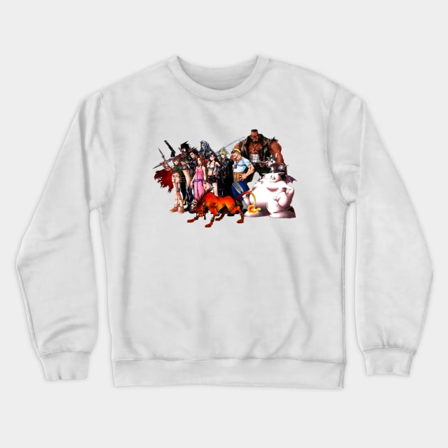 Old School FF 7 Crewneck Sweatshirt by Leonard